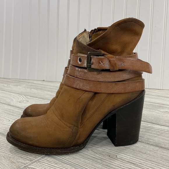 Freebird by Steven Blaze Brown Leather Boots - sz 8 - Picture 6 of 13